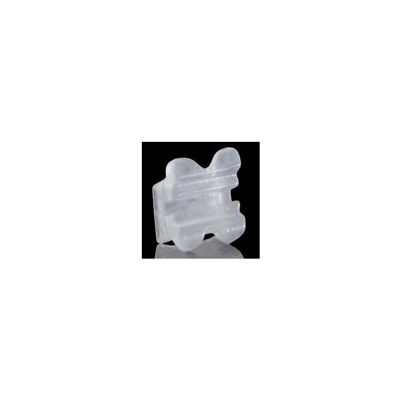 D.B. aesthetic bracket "Logic Line" (sil. copolymer) - single piece D.B. aesthetic bracket "Logic Line" (sil. copolymer) - single piece