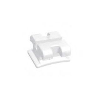 Single, fiber glass bracket with roth perscription.