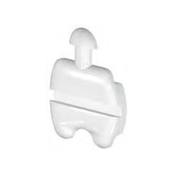 D.B. brackets "NATURA" in siliceous copolymer (Roth / slot 22) - kit 20 pcs.