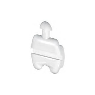 D.B. brackets "NATURA" in siliceous copolymer (Roth / slot 22) - kit 20 pcs.