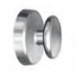 D.B. button round / flat extremo (nickel free) - 1 pc.