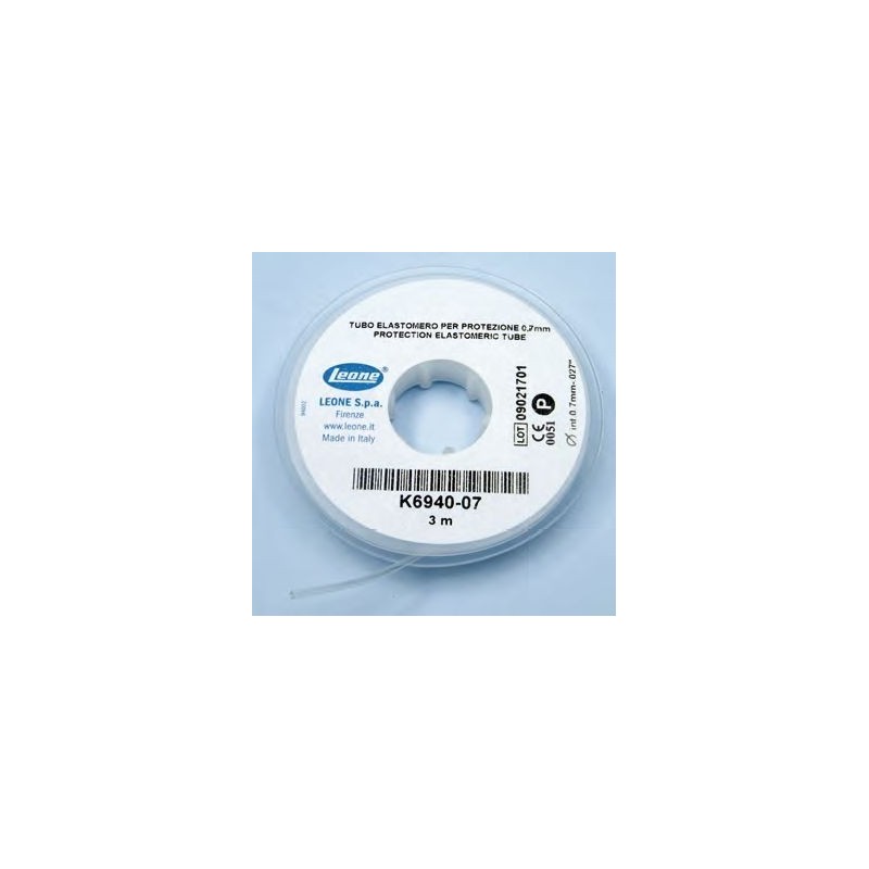 Protective elastomeric tube.