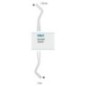 Burnisher for amalgam, serrated cylinder