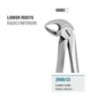 Extraction forceps for lower roots