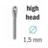 orthodontic mini implants D1,5 mm, standard with high head