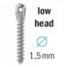Оrthodontic mini implants D1,5 mm, standard with low head