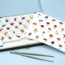 Colored motif for plates (appliances) - 280 pcs./kit
