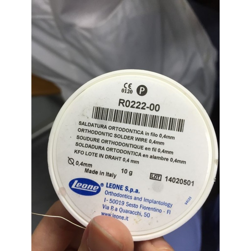 Orthodontic solder - wire form (10 g)