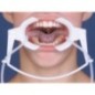 Cheek retractor with saliva suction and tongue guard - kit