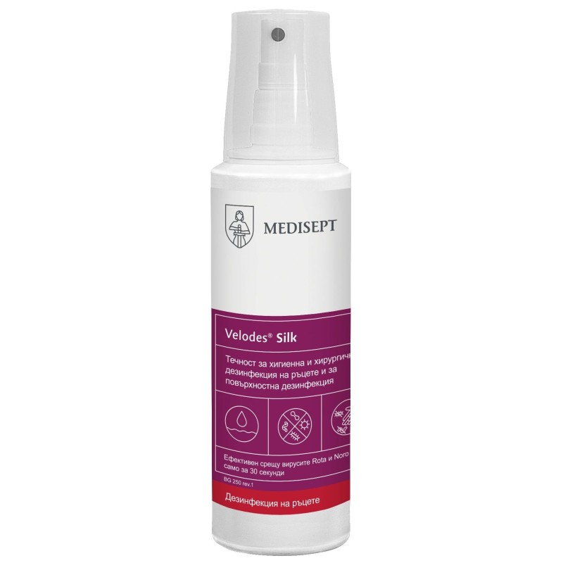 Disinfectant spray for hands and surfaces Velodes silk - 250 ml
