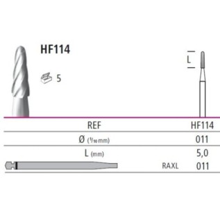 Хирургична фреза конус HF114 * 011RAXL (обратен н-к XL)