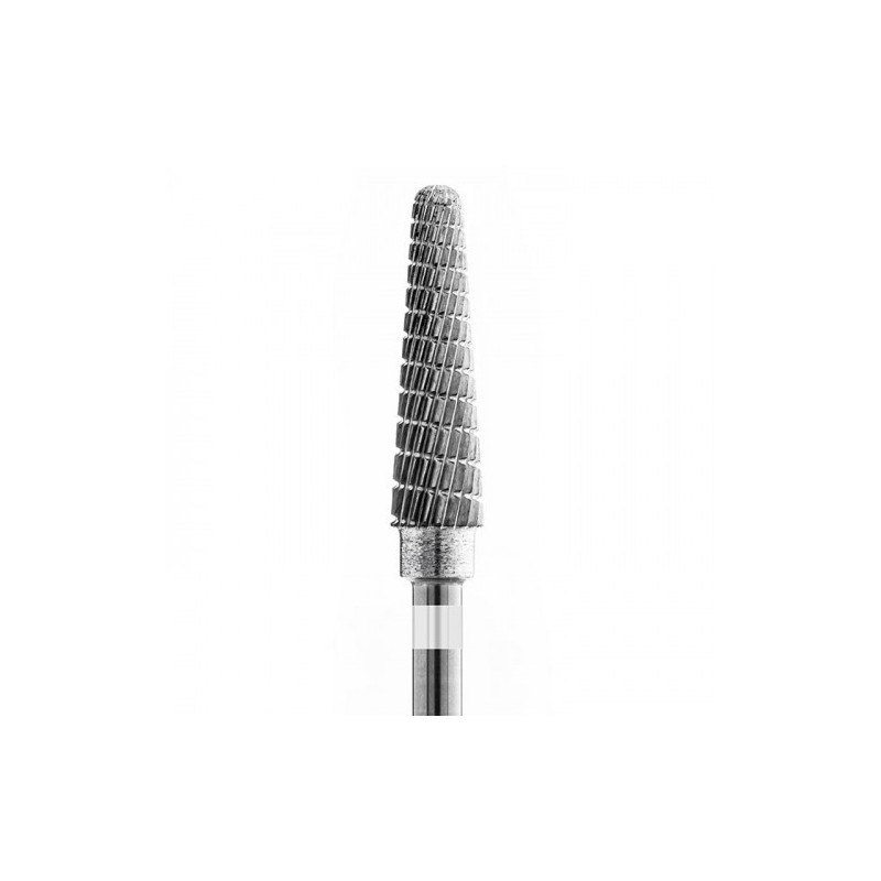 Tungsten carbide cutter for precious metals - wide, rounded cone Tungsten carbide cutter for precious metals - wide, rounded cone
