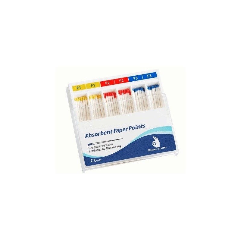 Absorbent paper points "ProTaper" size - box(100 pcs.) Absorbent paper points "ProTaper" size - box(100 pcs.)