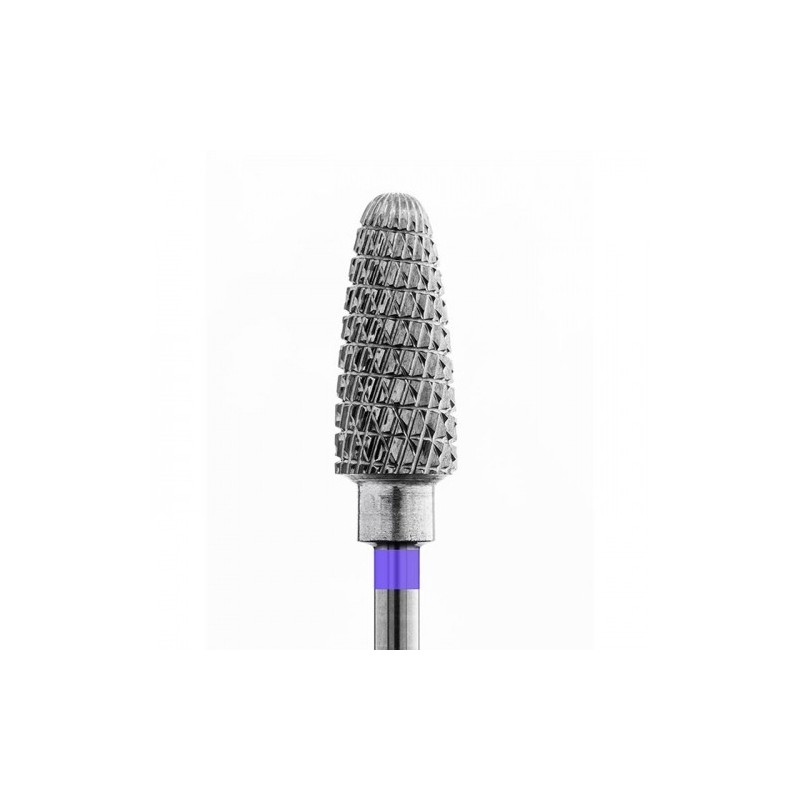 Tungsten carbide cutter, big flame (6 x 14)mm, spiral cross cut