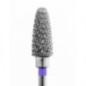 Tungsten carbide cutter, big flame (6 x 14)mm, spiral cross cut