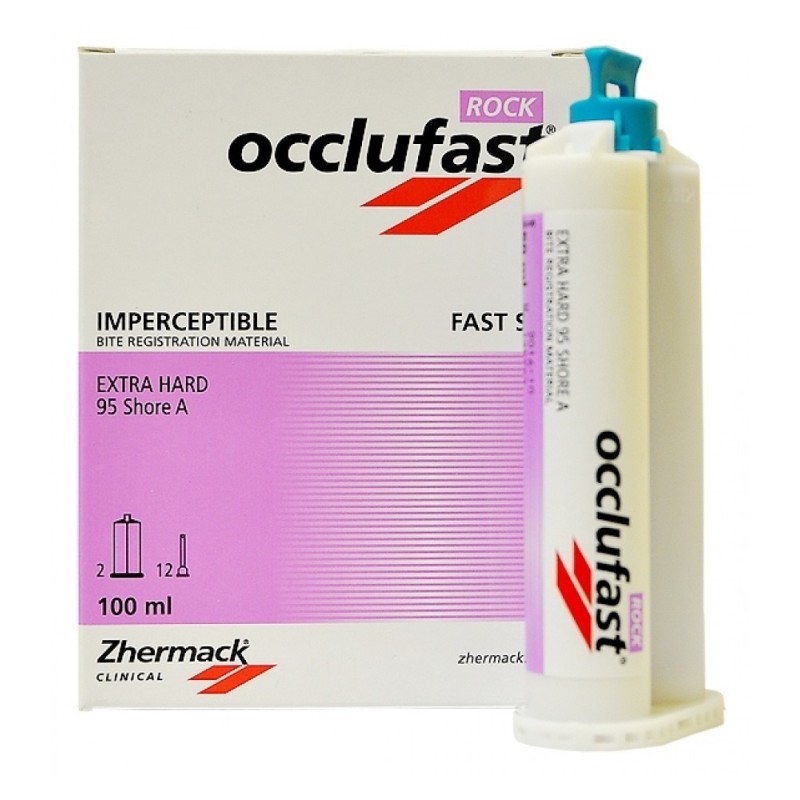 A-silicone for bite registration Occlufast rock, cartridge of 50 ml.