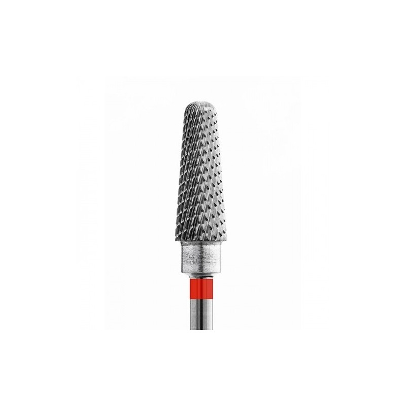 Tungsten carbide cutter, big rounded cone (5 x 14)mm, fine cross cut Tungsten carbide cutter, big rounded cone (5 x 14)mm, fine cross cut