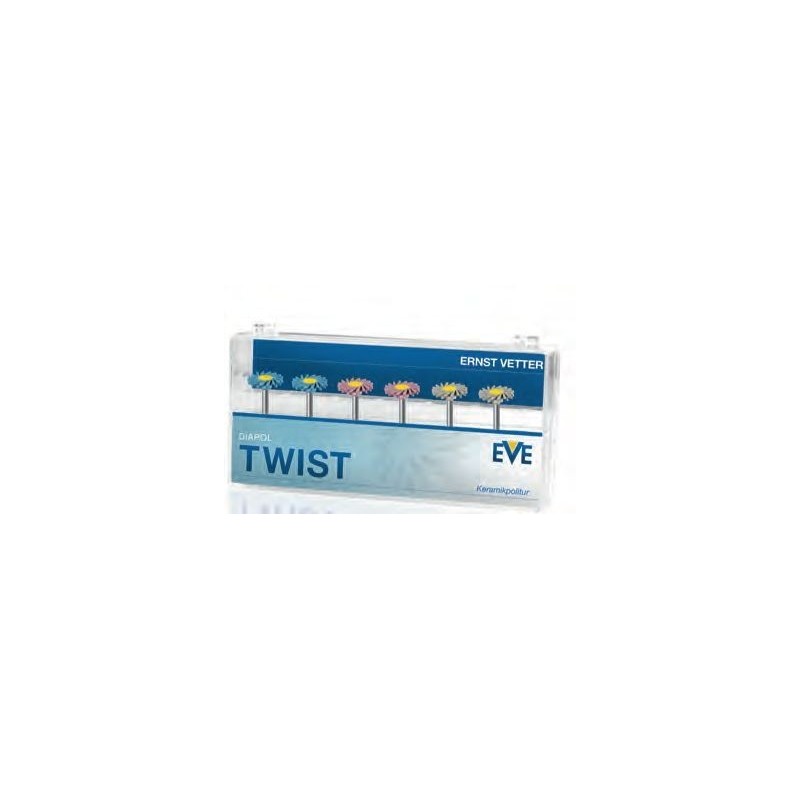 Комплект диамантени гуми Twist за керамика (3 абразива) - 6 бр.