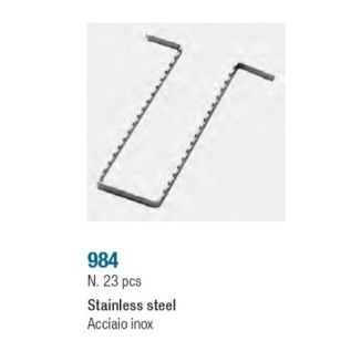 Stainless steel grid for instruments - 23 pcs.