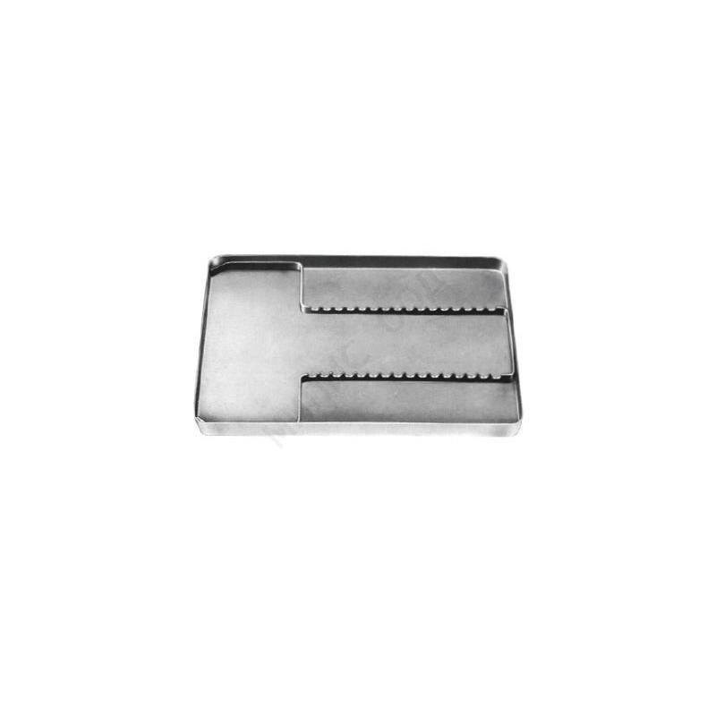 Stainless steel tray, solid (284 х 187 х 29)mm
