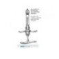 Carpule syringe with aspiration, folding type