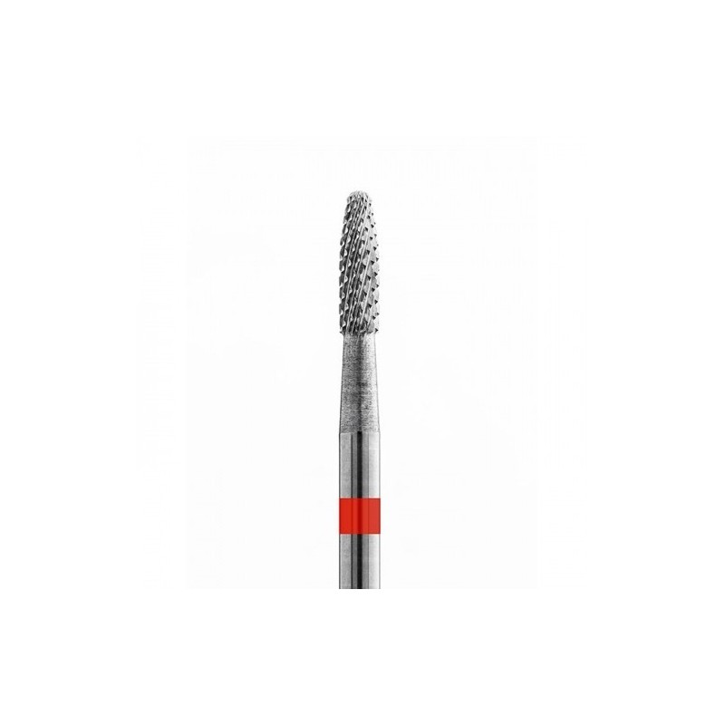 Tungstem carbide cutter, small flame (2,3 x 8)mm, cross cut fine Tungstem carbide cutter, small flame (2,3 x 8)mm, cross cut fine