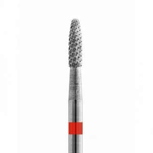 Tungstem carbide cutter, small flame (2,3 x 8)mm, cross cut fine