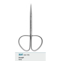 Surgical scissors, light and straight "Retta" - 100 mm
