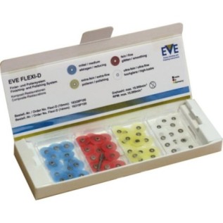 Set prophy discs for ceramics and composites.
