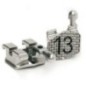 Metal brackets "Mini diagonali with hooks" Roth - kit 20 pcs.