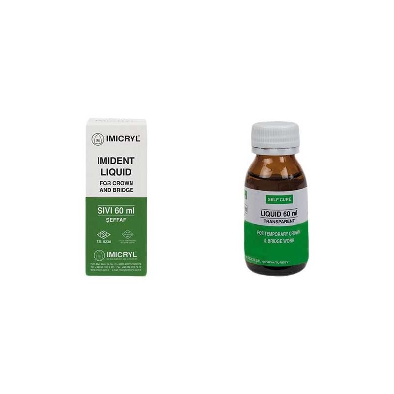 Self-cure liquid for temporary crowns Imident - 60 ml