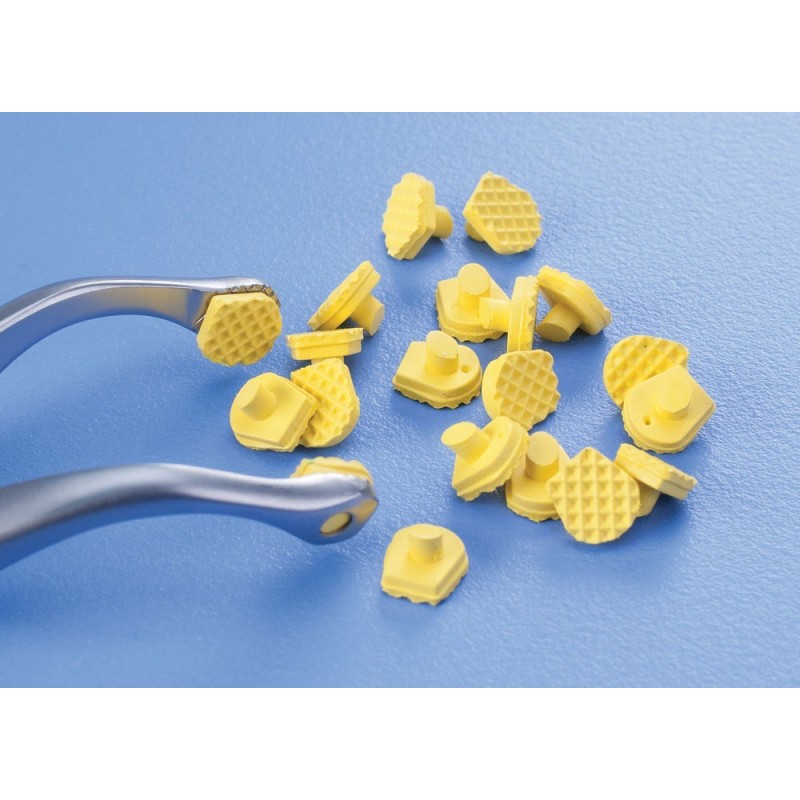 Plastic inserts for ceramic crown and bridge removal plier - pair / 2 pcs.