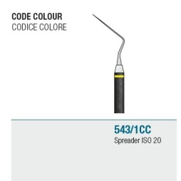 Spreader color coded, ISO sizes