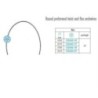 Round preformed flex (6 wired) stainless archwire