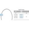 Rectangular 8-core flexi archwire, stainless steel