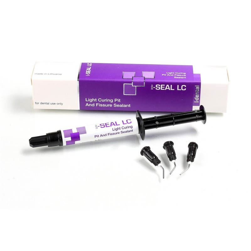 Light curing pit and fissure sealant I-SEAL LC - syringe 3.8 g (+3 tips)