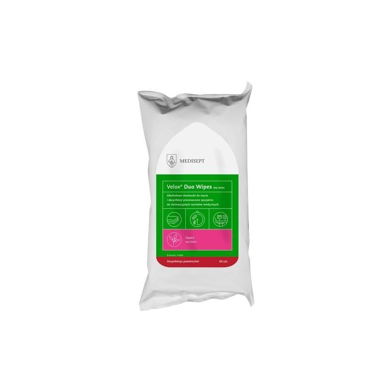 Disinfectant for surfaces Wipes Duo, refill - 100 pcs. Disinfectant for surfaces Wipes Duo, refill - 100 pcs.