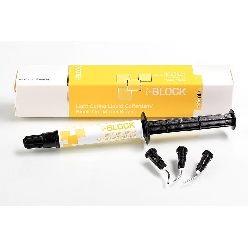 light curing block out resin i-BLOCK - syringe 3,8g