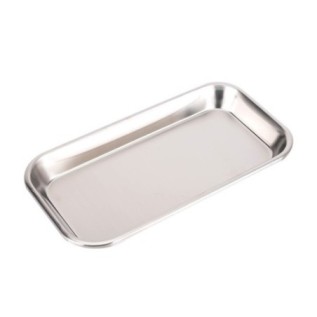 Smooth st. steel instruments tray (220 x 110)mm