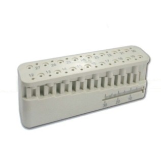 Endodontic measuring block - Endo block