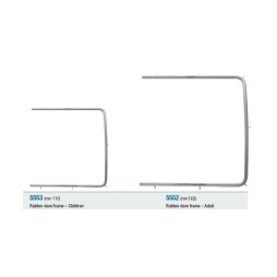 Rubber dam frame, metal