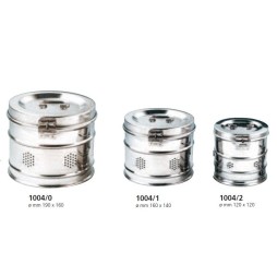 Sterilization drum, inox.