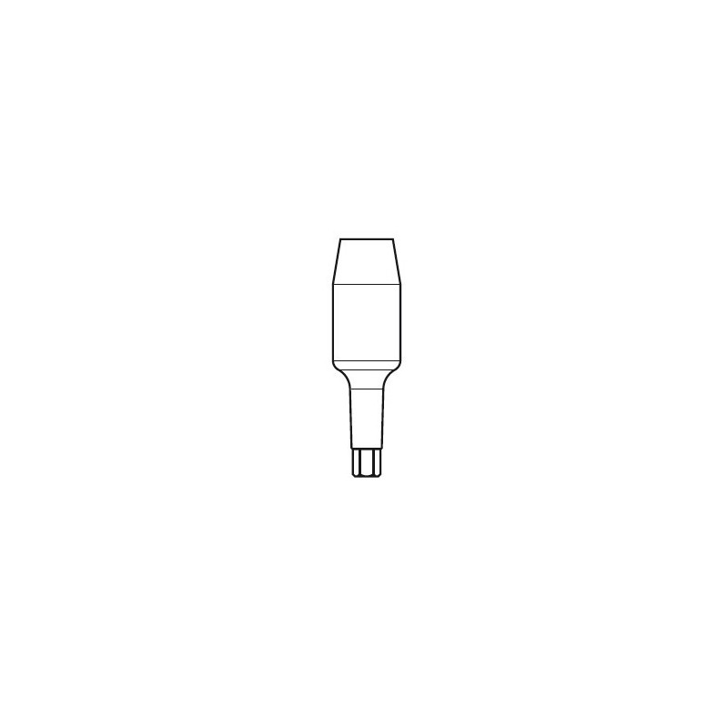 Cylinder abutment, large / wide (height 10 mm) Cylinder abutment, large / wide (height 10 mm)