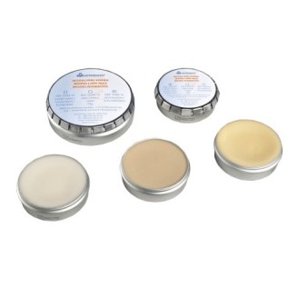 Modelling wax for crown and bridges with rapid hardening