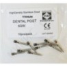 Titanium Dental Posts - pack of 10 pcs.