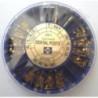 Gold-Plated Dental posts * Assorted box (120 pcs. + 2 keys)