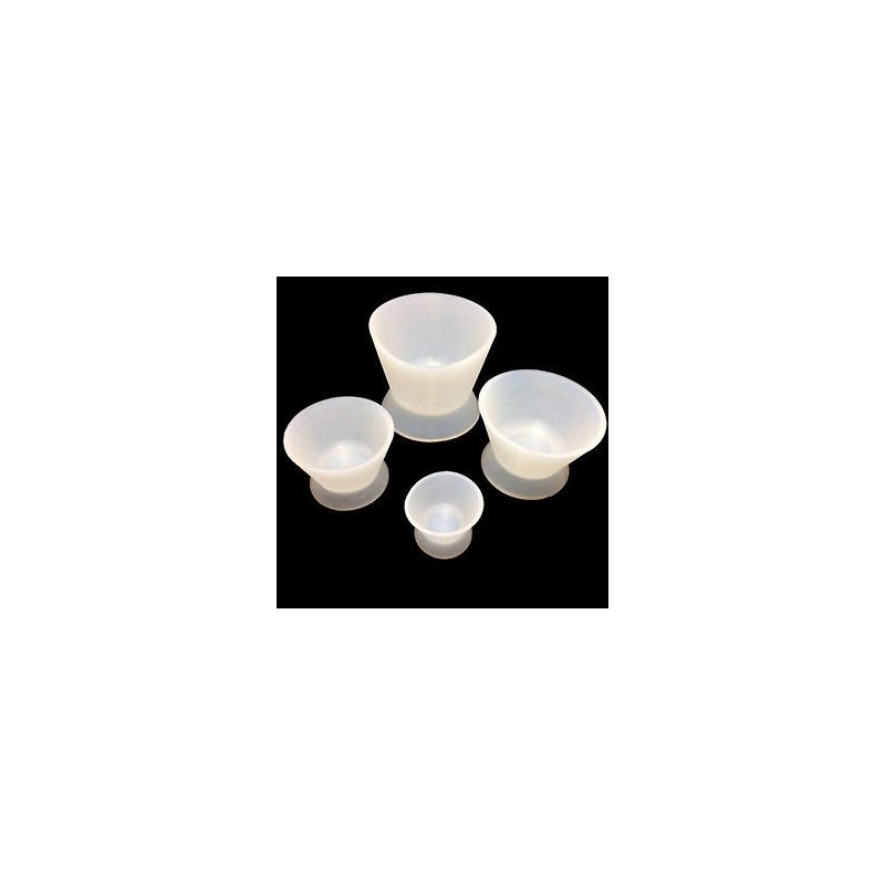 Silicone cup for mixing of alginates.