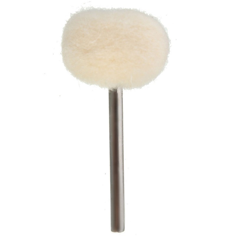 Mounted polisher, white cotton