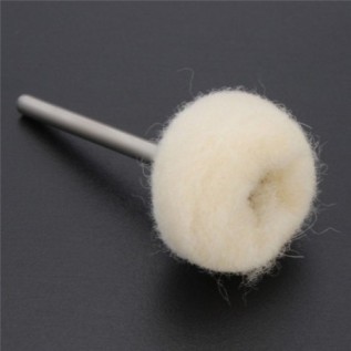 Mounted polisher, white cotton