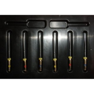 Engine Rotary K File 25 mm, taper (04, 06) * 20,25,30 (Assorted box of  6 pcs.)